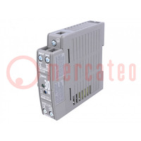 Power supply: switched-mode; for DIN rail; 30W; 24VDC; 1.3A; OUT: 1