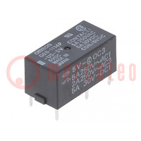 Relè: elettromagnetico; SPST-NO; Ubobina: 5VDC; Icontattomax: 5A