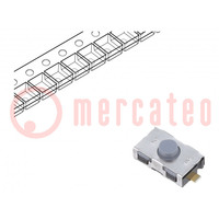Microschakelaar TACT; SPST-NC; pos: 2; 0,01A/32VDC; SMT; 2N; 2,5mm