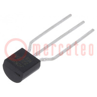 Transistor: NPN; bipolaire; 75V; 0,8A; 0,5W; TO92