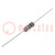 Resistor: wire-wound; THT; 470mΩ; 2W; ±5%; Ø5x12mm; 400ppm/°C; axial