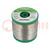 Soldering wire; Sn95,5Ag3,8Cu0,7; 500um; 0.5kg; lead free; reel