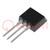 Transistor: N-MOSFET; unipolaire; 100V; 64A; 140W; TO262