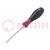 Screwdriver; Phillips; for impact,assisted with a key; PH1