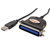ROLINE USB converter kabel USB naar IEEE 1284, zwart, 1,8 m