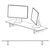 VALUE Monitor-/Laptop-Ständer, höhenverstellbar, extra-breit, schwarz