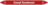 Rohrmarkierer ohne Gefahrenpiktogramm - Dampf Kondensat, Rot, 3.7 x 35.5 cm