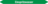 Mini-Rohrmarkierer - Einspritzwasser, Grün, 0.8 x 10 cm, Polyesterfolie, Seton