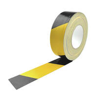 SafetyMarking WT-5561, Gewebeband 2-farbig gelb/schwarz, Maße (BxL): 2,5 cm x 50 Version: 01 - linksweisend