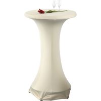 Produktbild zu WEBFABRIK »Rio« Weiß Tischhusse für Stehtisch, im Polybeutel, Höhe: 1150 mm