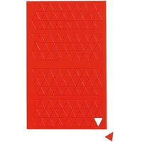 Geometryczne symbole magnetyczne - czerwone trójkąty
