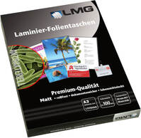 Laminierfolien A3 (303 x 426 mm), 2 x 100 mic, matt, antibakteriell (100 Stück)