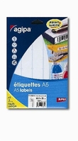 ETUI A5 192 ÉTIQUETTES BLANCHES 56*34 MM APLI A114086