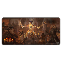 DIABLO 2: RESURRECTED MEPHISTO MOUSEPAD, XL BLIZZARD FBLMPD2MPHIST21XL