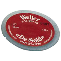 Entlötlitze De-sold auf Spule, Breite 2,0 mm, Länge 1,6 m
