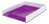Briefkorb WOW Duo Colour, A4, Polystyrol, weiß/violett