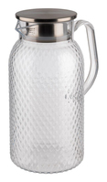 APS-Germany 10693 Karaffe, Krug & Flasche 1,8 l Edelstahl, Transparent