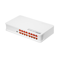 TOTOLINK SW16D łącza sieciowe Nie zarządzany L2 Fast Ethernet (10/100) Biały