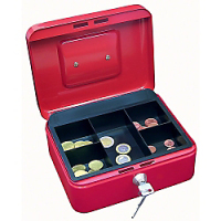 Wedo Cash box size 1 Geld- & Kartenkassette Rot