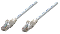 Intellinet Network Patch Cable, Cat6, 2m, White, CCA, U/UTP, PVC, RJ45, Gold Plated Contacts, Snagless, Booted, Lifetime Warranty, Polybag