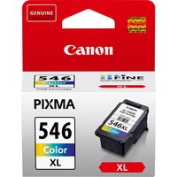 Canon PG-546XL cartucho de tinta 1 pieza(s) Original Alto rendimiento (XL) Cian, Magenta, Amarillo