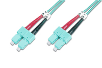 Digitus DK-2522-10/3 InfiniBand és száloptikai kábel 10 M SC I-VH Türkizkék
