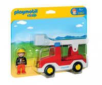 Playmobil 1.2.3 Autoscala Pompieri