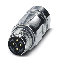 Phoenix Contact 1607670 wire connector M17 Black, Stainless steel