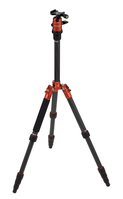 Rollei Compact Traveler No. 1 Carbon tripod Digitaal/filmcamera 3 poot/poten Zwart, Oranje