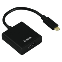 Hama USB-C/HDMI USB-Grafikadapter 3840 x 2160 Pixel Schwarz