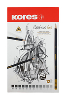 Kores BB92162 crayon graphite Multicolore 12 pièce(s)