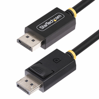StarTech.com 2m DisplayPort 2.1 Kabel, VESA zertifiziert DP40 DisplayPort Kabel mit UHBR10/HDR/HDCP 2.2, 8K 60Hz/4K 144Hz mit DSC 1.2a, 1440p 240Hz, 40Gbps, DP Kabel, UHD DP Mon...