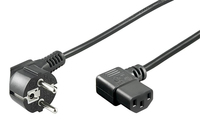 Microconnect PE010510 câble électrique Noir 1 m CEE7/7 Coupleur C13