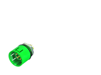 BINDER 99 9107 70 03 wire connector Snap-In Green