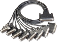 Moxa CBL-M62M25x8-100 seriële kabel Grijs 1 m DB-25