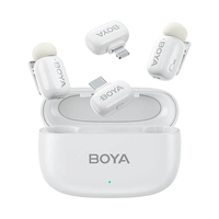 BOYA Système de microphone sans fil Mini Ultracompacact 2,4 GHz