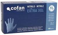 Cofan ‎11000214-XL Guantes de limpieza Nitrilo 100 pieza(s)
