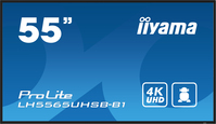 iiyama LH5565UHSB-B1 affichage de messages En forme de kiosk 138,7 cm (54.6") LED Wifi 800 cd/m² 4K Ultra HD Noir Intégré dans le processeur Android 11 24/7