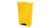Rubbermaid 1883575 trash can 49 L Rectangular Plastic, Resin Yellow