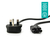 Dataflex 24.113 power cable Black 2 m Power plug type G GST18/3