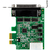 StarTech.com 4 Port Serielle PCI Express RS232 Adapter Karte - PCIe Serielle Host Controller Karte - PCIe zu Seriell DB9 - 16950 UART - Niedrig Profil Erweiterungskarte - Window...