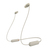 Sony WI-C100 Zestaw słuchawkowy Bezprzewodowy Douszny Połączenia/muzyka Bluetooth Beżowy