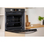 Indesit IFW 3841 P IX oven 71 L A+ Black, Stainless steel