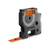 DYMO D1 -Durable Labels - Black on Orange - 12mm x 3m