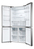Haier HCR5919ENMP side-by-side refrigerator Freestanding 528 L E Platinum, Stainless steel
