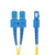 StarTech.com Cable de Fibra Óptica Dúplex SC a SC (UPC) OS2 Monomodo de 3m - 9/125µm - 40G/100G - Resistente a Dobleces - Low Insertion Loss - Cable LSZH - Cable de Parcheo de F...