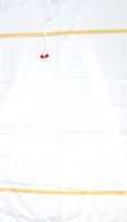 GVS Wäschesack GELB mit Knebel weiß gelben Streifen SM12K gelb 100 Polyester