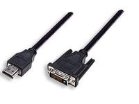 MANHATTAN HDMI-Kabel HDMI A -> DVI(24+1) St/St 1.80m sw