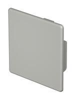 Endstück 60x60mm Polyvinylchlorid steingrau RAL 7030