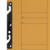 ELBA Smart Line Einhakhefter, DIN A4, Amtsheftung, halber Vorderdeckel, aus 250 g/m² Manilakarton (RC), gelb